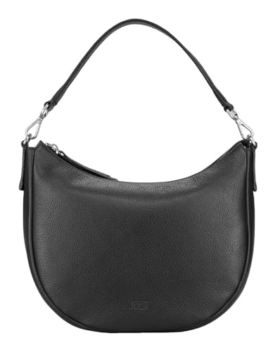 Bolso de hombro JOST de cuero negro Vika Hobo Bag elegante