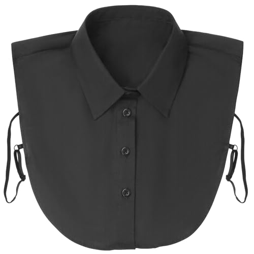 Kalkehay Detachable Dickey Collar Blouse for Women, Fake Half Shirts Faux False Collar for Girls Favors