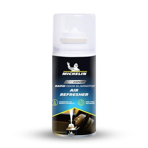 Image of MICHELIN One-Time Use Car Air Freshener (100ml) - Automatic Cabin Odor Eliminator & AC Vent Freshener Spray | Removes Bad Smells, Leaves Long-Lasting Fragrance | Car Interior Cleaning Accessory