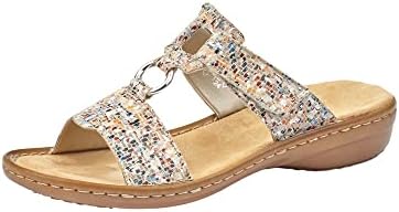Rieker Damen Sandale 608K8, blue 14 : Rieker
