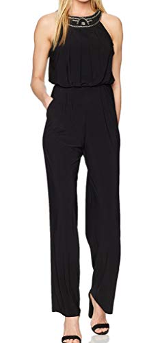 nine west black jumpsuit