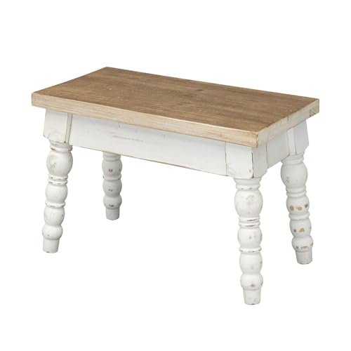 MODE HOME Rectangular Solid Wood Step Stool