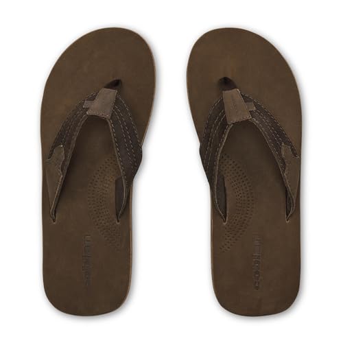 Cobian Campo Del Sol Lazo Sandals for Men – Premium Leather Flip-Flops with Arch Support – Western-Ispired Footwear for Casual Look4