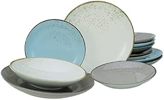 CreaTable, 20965, Serial Nature Collection Scandinavia, Dinnerware Set, Plate 12-Piece Set