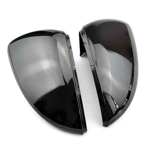 Rétroviseur coques carbone noir brillant pour Passat Jetta Scirocco - 2