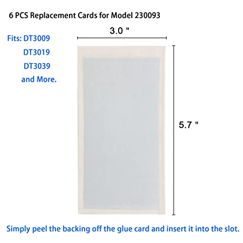 9W 21050 Replacement Bulbs Compatible Dynatrap Dt3009,Dt3019,Dt3039 And More,6.5 Inch Overall Length, 2 Pack Bulbs & 6 Pcs Indoor Replacement Refill Cards For Model 230093 #TOP2