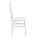 Flash Furniture Hercules Series Chiavari Chair for Formal Events and Banquets, Commercial/Residential All-Occasion Event Chair, White