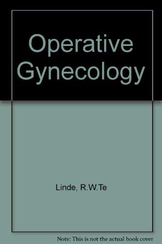 Te Linde's Operative gynecology 0397505264 Book Cover