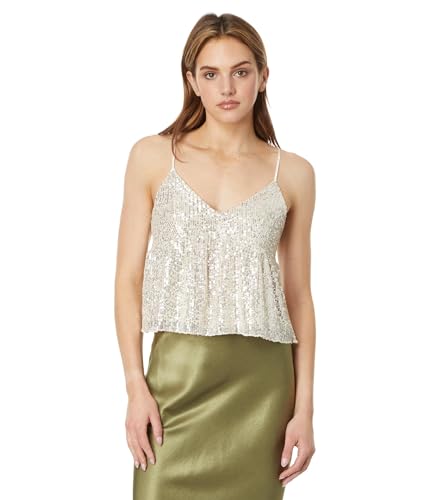 Mini haut à paillettes au design raffiné et finitions soignées