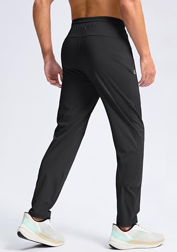 G Gradual Men's 30"/32"/34"/36" Inseam Tall Sweatpants with Zipper Pockets Stretch Long Joggers Athletic Workout Pants Men3