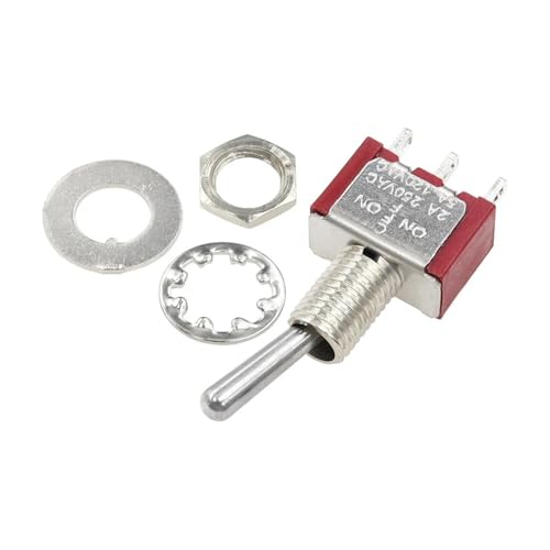 Interrupteur à bascule DPDT MTS-203 ON-OFF-ON 6 broches 5A AC - 4
