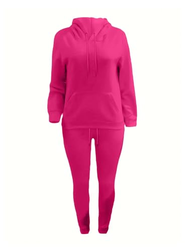 LovelyWholesale Womens Sweatsuits 2 Piece Set Hoodie Sweatshirts and Jogger Sets3