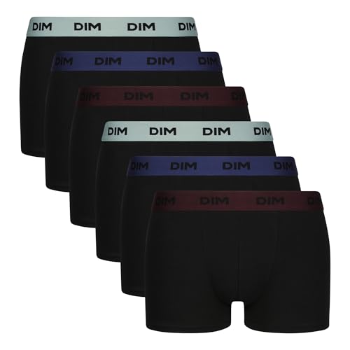Dim Boxer Homme Mix and Colors Coton Stretch Confort x6