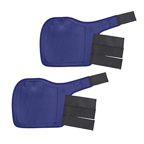 1 par de Botas de Cavalo Envoltório Leggings de Cavalo Suporte de Perna de Cavalo (Azul escuro)