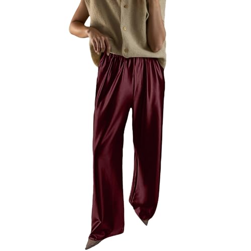 Sportlich Eleganter Hosenanzug Hose Paperbag Push E Knopfleiste Bundfaltenhosen 29 In Leo Marlenehose Hundeführerhose Jahre Shape Bordeaux Abendanzüge 50 Hosenanzugdamen S Stretch-Hose