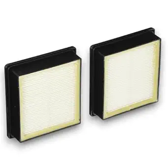 Fit on ProTeam 107315 HEPA Replacement Filter Twin Pack, HEPA Media Vacuum Filter , Super Coach Pro 10, Super Coach Pro 6, GoFree Flex Pro, and ProVac FS 6, White