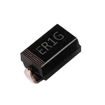 Electronic Spices SMA(G), ER1G 400V Surface Mount Fast Recovery Rectifiers Diode pack of 5pcs