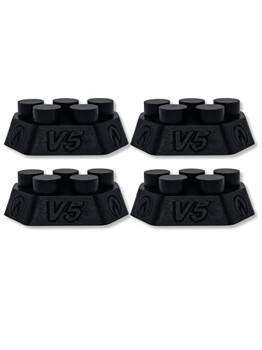 MoltenCore Core V5 Stealth Foot Slider Lot de 4, étincelles intenses, profil plat, montage adhésif sans outil, pour sneakers, trottinette et moto