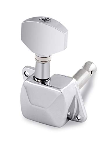 Holmer Guitar String Tuning Pegs Semiclosed Machine Heads Tuners Tuning Keys 3 Left 3 Right For Acoustic Guitar Or Electric Guitar Chrome. #TOP7