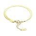 New 2026 Stainless Steel Flat Snake Chain Bracelet For Woman Adjustable Charrm Bracelet Hand Stacked Jewelry Perfect For Gift For Special Occasions Jewelry Fashion Accessories Creative Gift