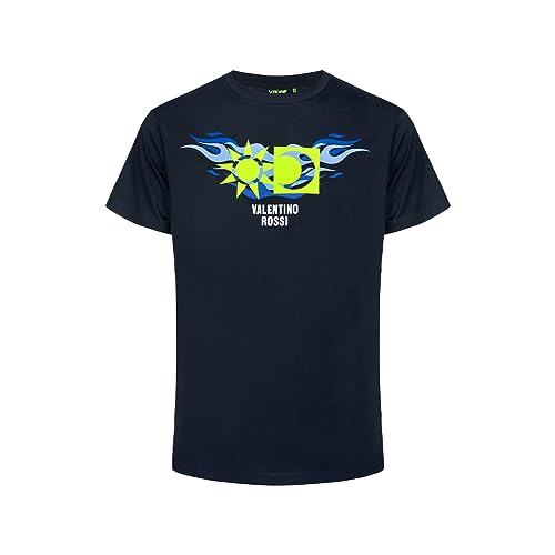 Valentino Rossi Camiseta VR46 WRT Line, Hombre, Azul, L