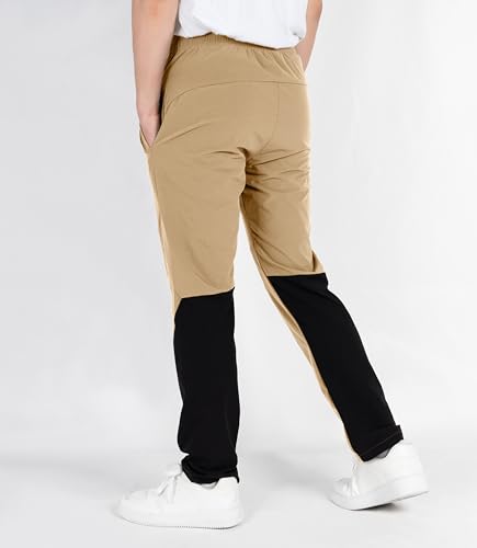 TLAENSON Boys Athletic Pants Lightweight Open Leg Quick Dry Joggers Active Running Tapered Pants for Kids 6-14 Years3