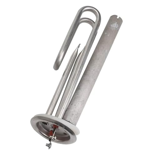 Élément chauffant inox 3kW avec écrou M6 de protection pour chaudière à eau