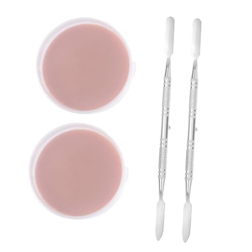 Baluue 2pcs Special Effects Makeup Wax Set Scars Wounds Halloween Party Skin Wax Spatulas