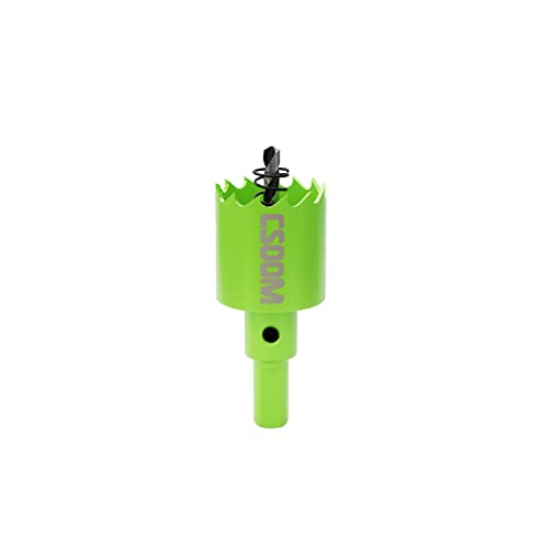CSOOM Bi-Metal Hole Saw Drill Bit for Working in Plasterboard Plastic, Wood, Metals, Thin Sheet Steel