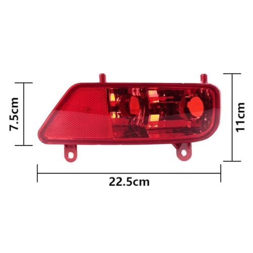 Reflector antiniebla trasero izquierdo con luz de freno integrada para Peugeot 3008 3