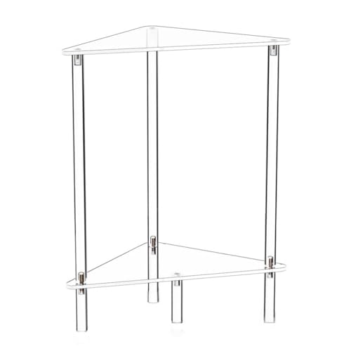 Solution de rangement gain de place acrylique mural 2 niveaux