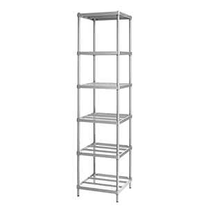 Design Ideas MeshWorks Silber Standregal, 5 Ebenen