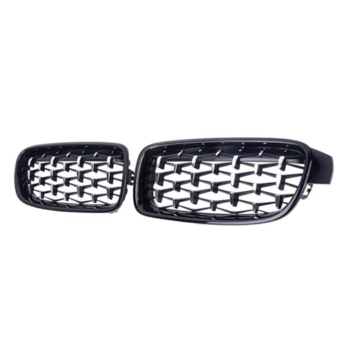 Grille de calandre avant diamantée premium BMW F30 F31 F35 style course argent