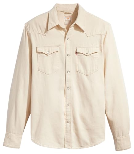Image of Levi's Men's Solid Slim Fit Denim Shirt