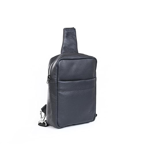 Sac à dos monobretelle GERMANUS Moritz en cuir pour soulager vos épaules au quotidien
