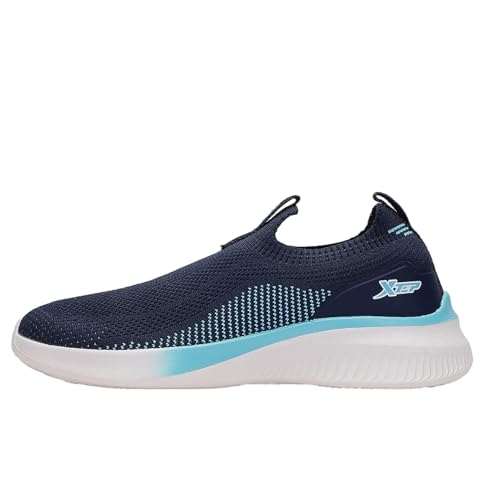 Image of XTEP Sports Running Pull On Sneakers for Women Breathable Knitted Athletic Soft Sole Walking Shoes