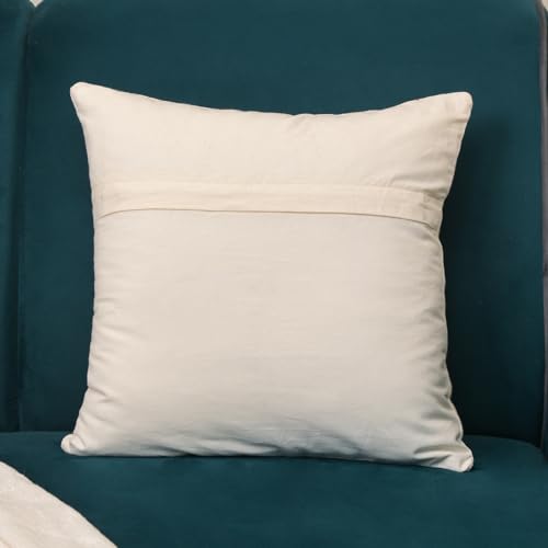 Image of Digital Print Cotton Canvas Throw Pillow Cover for Sofa | 18 X 18 Inch Decorative Pillow Cases for Home Decore | Boho Pillow Case for Living Room and Bed Room (Set of 1, 18 * 18)