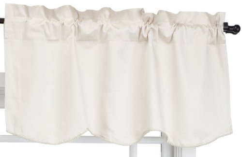ECLIPSE-Modern-Valance-Rod-Pocket-Window-Curtain-for-Kitchen-or-Bathroom-42-x-21 ECLIPSE Modern Valance Rod Pocket Window Curtain for Kitchen or Bathroom 42 x 21