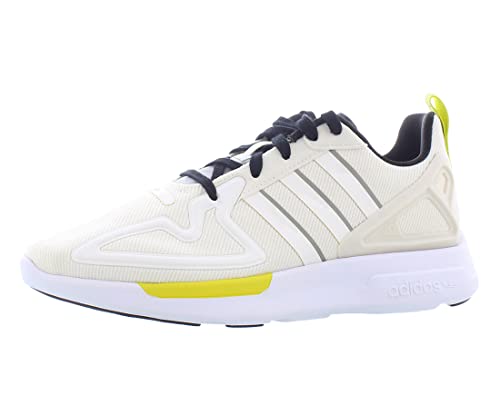 adidas Originals Women's ZX 2K Flux Sneaker, Chalk White/Black 10 M US