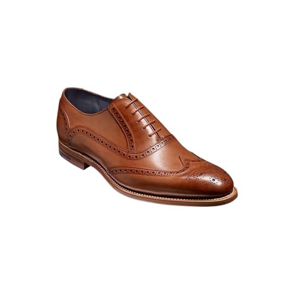BARKER Valiant Men's Handmade Oxford Derby Shoes - Premium Calf Leather, Goodyear Welted, Hand-Painted Finish, Classic Formal Style
