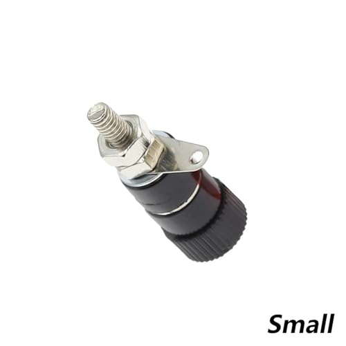 Conector de poste de unión M4 negro con borne de prueba de alta conductividad 2