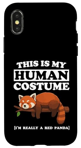 This Is My Human RX`[ I'm a Red Panda nEB X}zP[X iPhone X/XS p