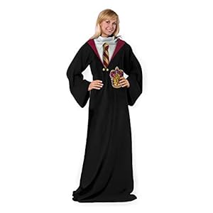 Northwest Comfy Throw Blanket with Sleeves, 48 x 71 Inches, Gryffindor Rules