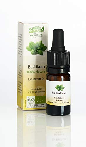 Die Scheune GmbH - Bio Basilikum Aroma (5ml) 100% natürlich zuckerfrei = 37 Stängel Basilikum; Bio-Kontrollstelle: DE-ÖKO-006 Cover