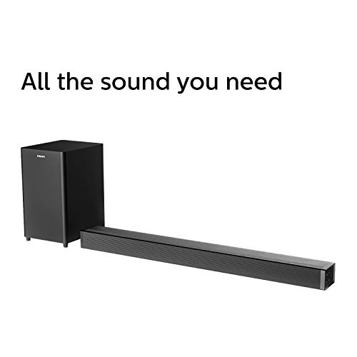 Image of Philips Audio HTL4080 /94 80w 5.0 Channel Wireless;HDMI soundbar Speaker,Black