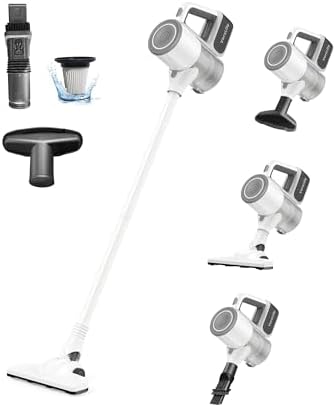Aspirateur Balai Sans Fil V8Pro, Aspirateur Sans Fil Puissant 25Kpa, 4