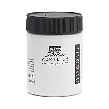 Pébéo - Acrylic Fine Studio Acrylics - Titanium White 500 ml