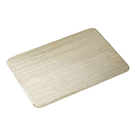NKlaus Gold Aluminium Candle Plate 20x14cm Cover