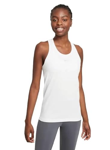 Nike Regata feminina Drim-Fit ADV Aura, Branco, M