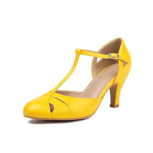 elerhythm Mary Jane Chaussures vintage pour femme avec...